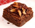 Brownie  de chocolate con nueces